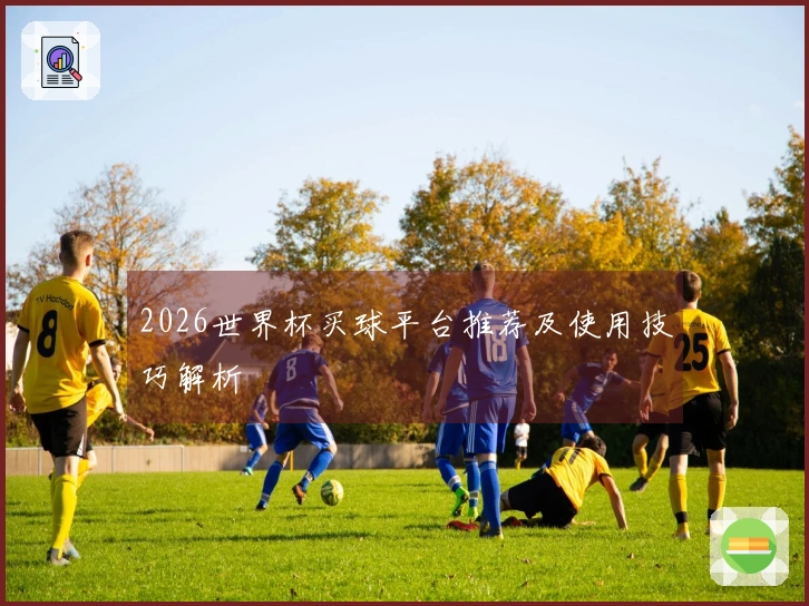 2026世界杯买球平台推荐及使用技巧解析