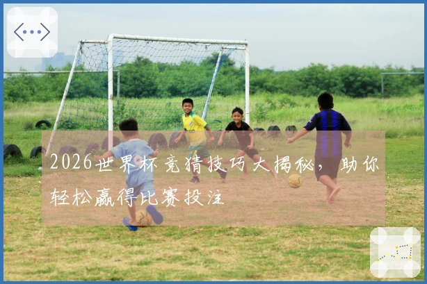 2026世界杯竞猜技巧大揭秘，助你轻松赢得比赛投注